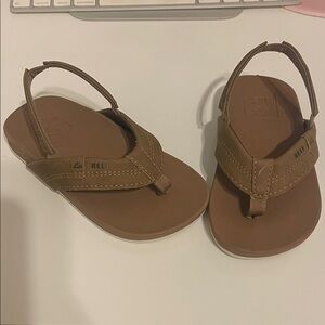 Reef Kids Tan Flip Flops